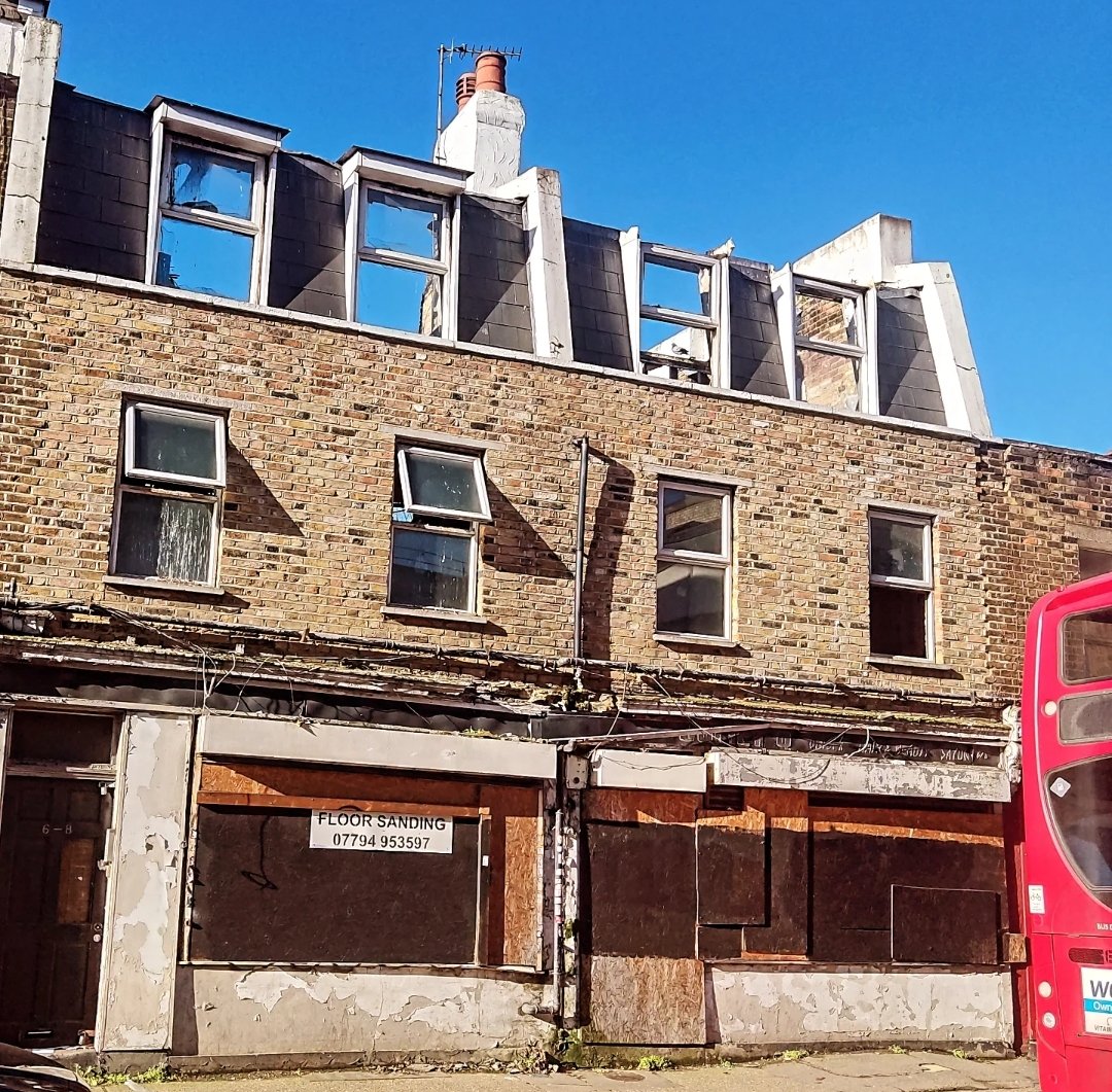 Mr Blue Sky. Some fine dereliction just off Blackheath Hill taken last week on a rare sunny day.