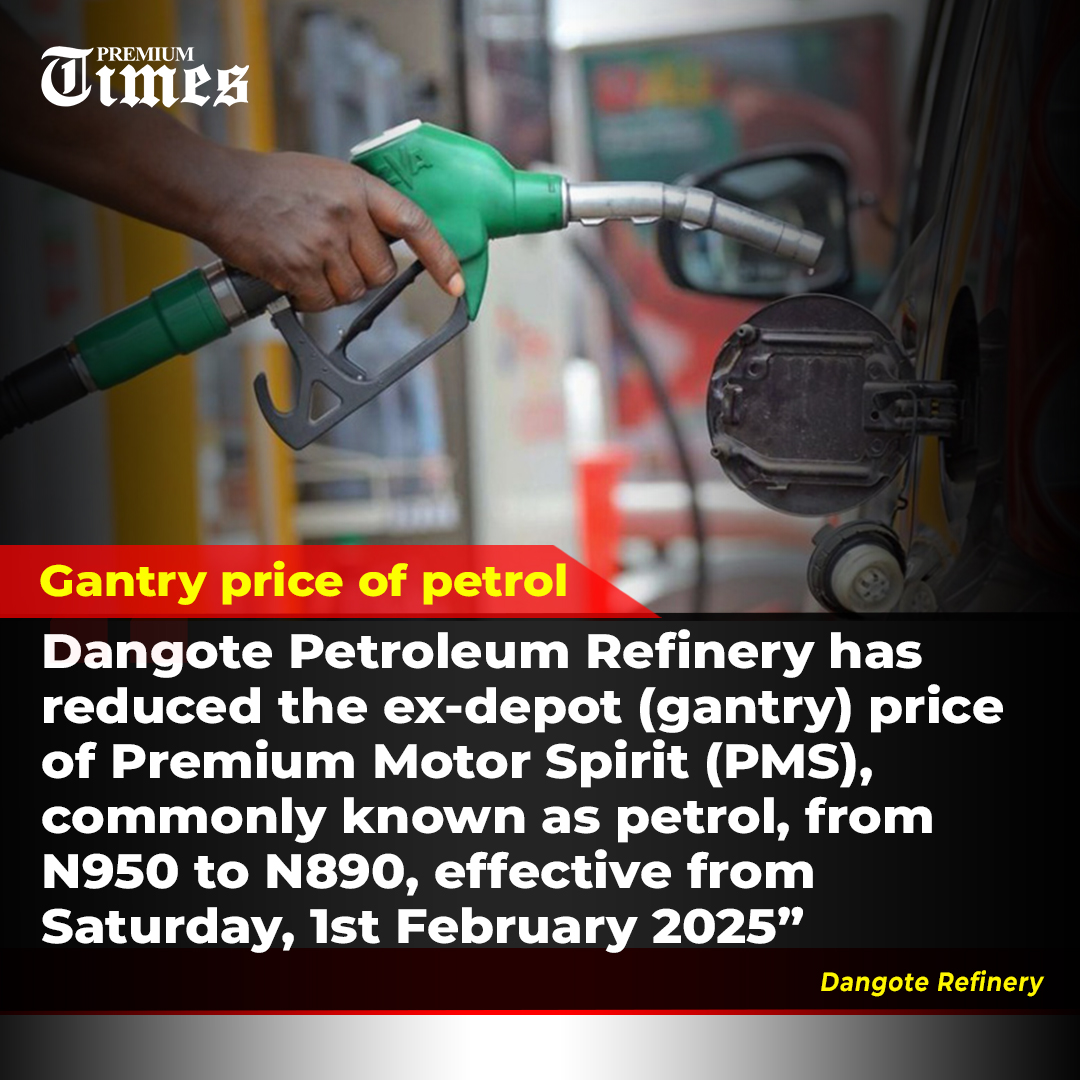 The announcement means marketers will now buy petrol from Dangote at N890. They will be expected to add their own expenses wuch as transportation, as well as their profit margin, to determine the final selling price to consumers at filling stations. However the final selling