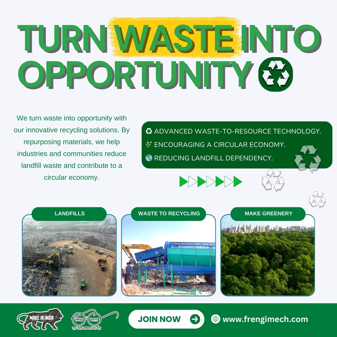 FrEngimech's tweet image. Turn Waste into Opportunity ♻️🌍 #WasteToResource #RecycleForFuture

At FR Engimech Private Limited, we turn waste into opportunity with our innovative recycling solutions. By repurposing materials.