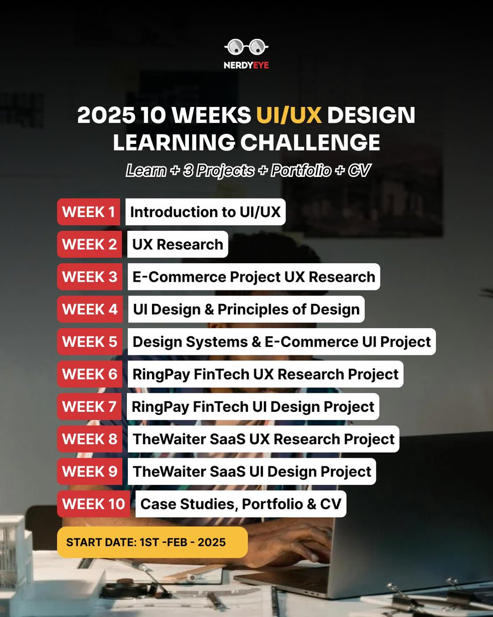 We are starting a 10 Weeks Learning challenge. 

✅ Learn Digital Marketing &amp; starting making money in 10 weeks 

✅ Learn UI/UX Design + 3 solid projects in 10 weeks 

✅ Leaen frontend(NextJs) + A.I RAG app Dev I’m 10 weeks 

Indicate your interest to get an invite link
