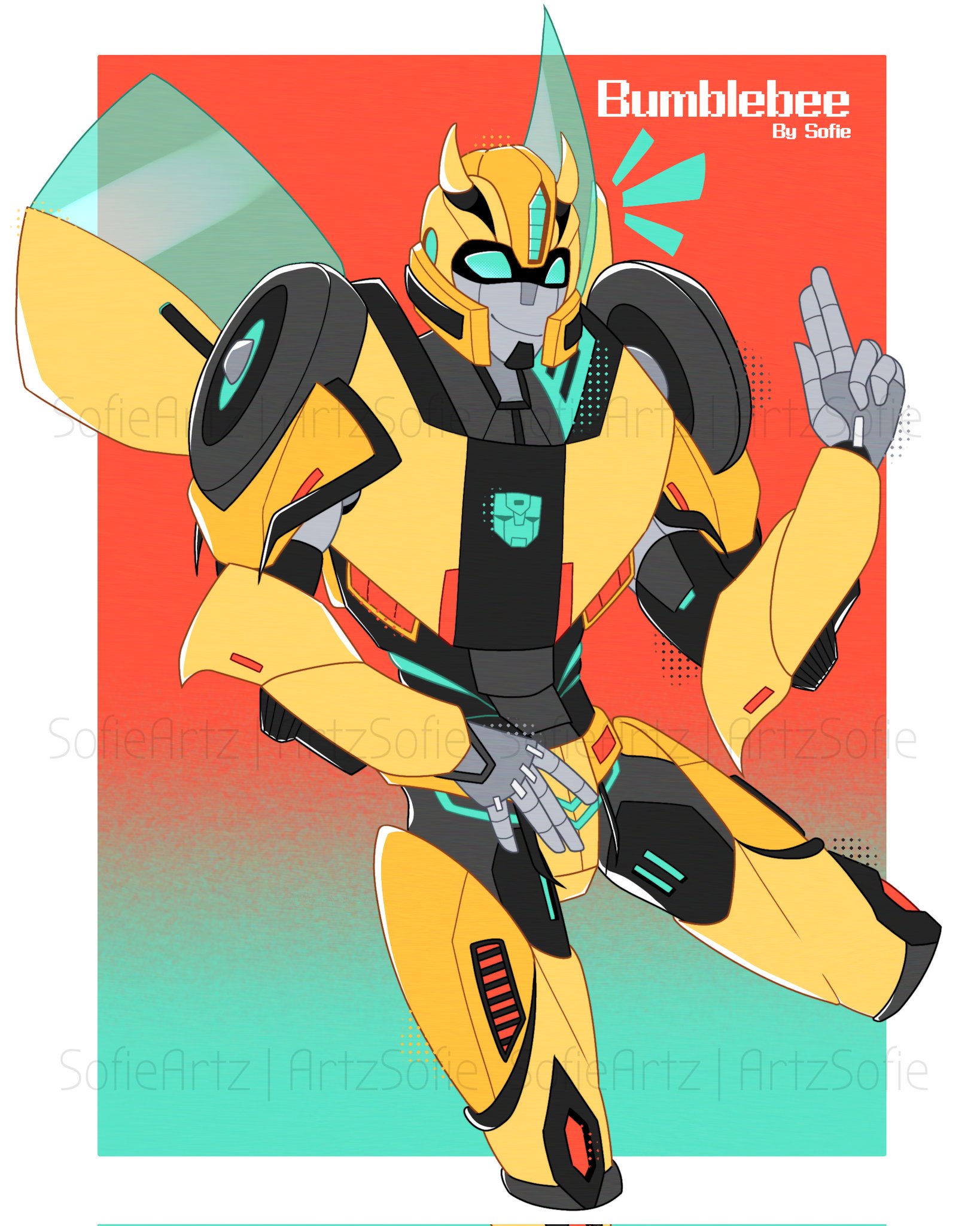 Transfomer Drawing Transformers Prime Bumblebee Drawing 2D Artwork: G1 Optimus Prime