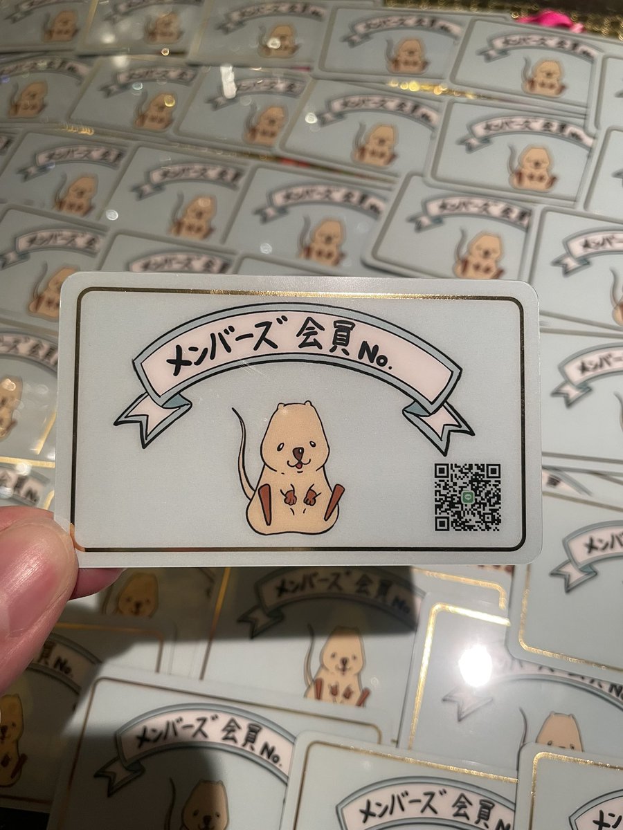 eka_oekaki's tweet photo. 100枚限定
メンバーズカード作りました！
指名2回目の方から渡していこうかな

指名100人作る目標と
楽しさを兼ねて

是非貰いに来てください！ https://t.co/Q13Fhdpswv