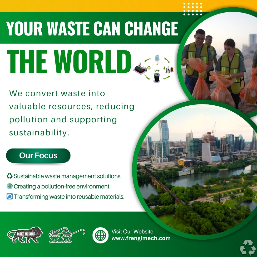 FrEngimech's tweet image. Your Waste Can Change the World 🌎🔄 #RecycleForGood #EcoImpact

Did you know your waste can make a difference? 🌎🔄 FR Engimech Private Limited helps convert waste into valuable resources, reducing pollution and supporting sustainability.