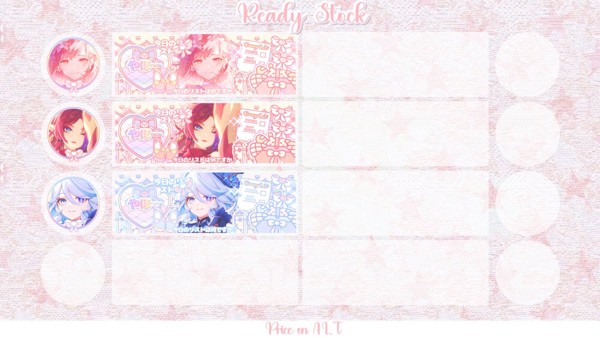 Any interactions will be appreciated. 🤍

Haloo aku masih ada layout rs Scribble &amp; Lovely kemarin dengan price 8k-14k aja! (each price di ALT) ♡___♡ Bisa ditake sekarang melalui dm dengan menyebutkan nomornya yaaa <3 Terima kasih. 🤍

[#zonaba #zonauang #zonajajan] 🛍️