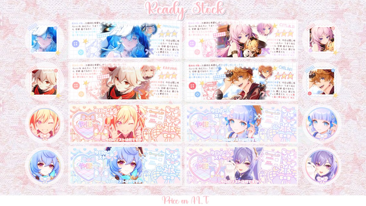 starryamour's tweet photo. Any interactions will be appreciated. 🤍

Haloo aku masih ada layout rs Scribble &amp; Lovely kemarin dengan price 8k-14k aja! (each price di ALT) ♡___♡ Bisa ditake sekarang melalui dm dengan menyebutkan nomornya yaaa <3 Terima kasih. 🤍

[#zonaba #zonauang #zonajajan] 🛍️ https://t.co/LdOiuDfgFI