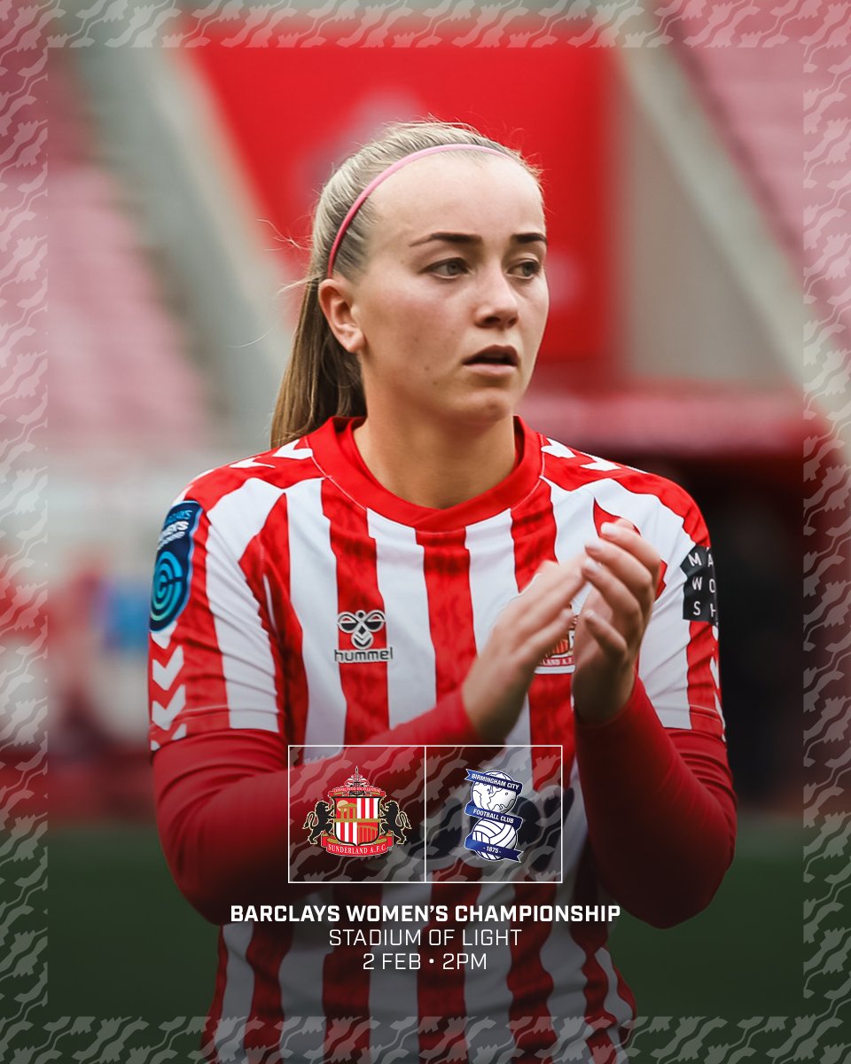 🙌 Matchday at the SoL - Ha'way the Lasses! 

#SUNBIR