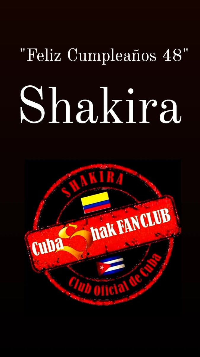 CubaShakFANCLUB's tweet photo. https://t.co/A34ppQKsfl

Aullando un Feliz Cumpleaños a la Loba más Loba de todas, a la jefa de esta manada. Un brindis a tu nombre @shakira, larga vida cargada de Éxitos y Bendiciones para ti. Te Amamos desde CubaShak FANCLUB!!!

Auuuuuuuuuuuuuuuu!!! https://t.co/SueZ1yTzRg