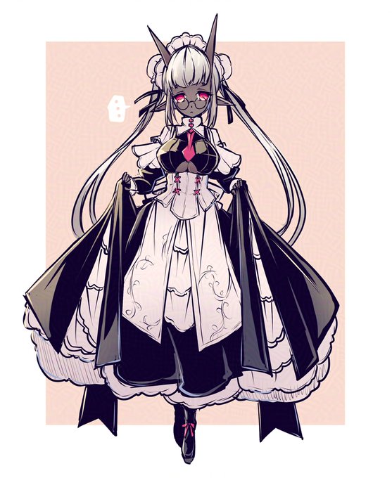 節分メイド鬼娘 