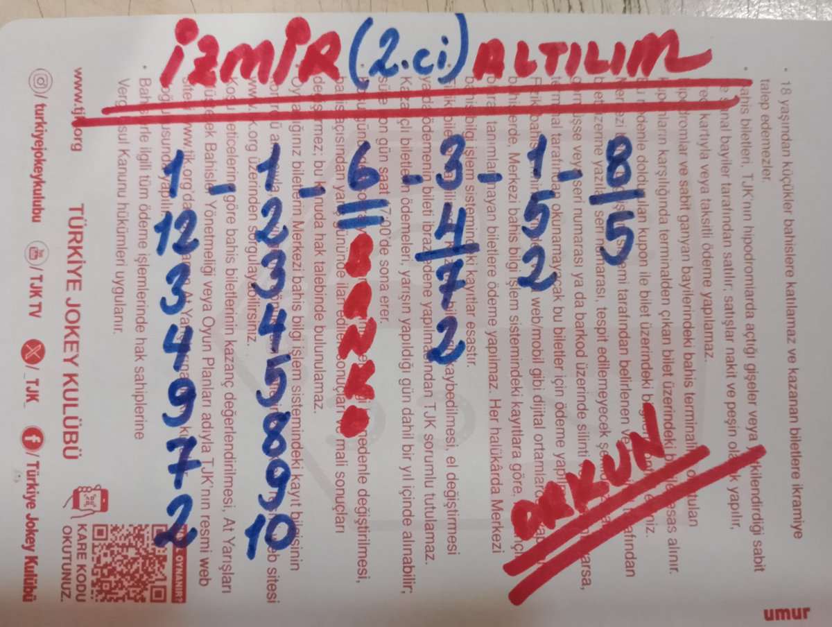AsitOrkun's tweet photo. İzmir 2ci altılım herkese bol şanşlar dilerim👑👑👑👑👑 https://t.co/euVXXWsplD