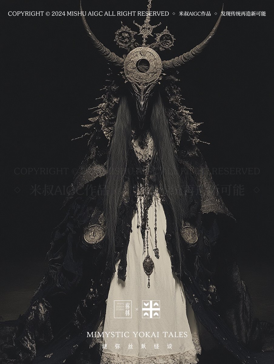 MislaFisllas's tweet photo. 谜弥丝异服录 Record of Unusual Attire丨生灵 Lifeform Collezione 01
#Mystical #Yokai #AncientFolklore #ElegantAttire #OrnateHeaddress #FantasyArt #DarkFantasy #MysticTales #CulturalReinterpretation #ArtisticExpression https://t.co/UHeqJwaGcF