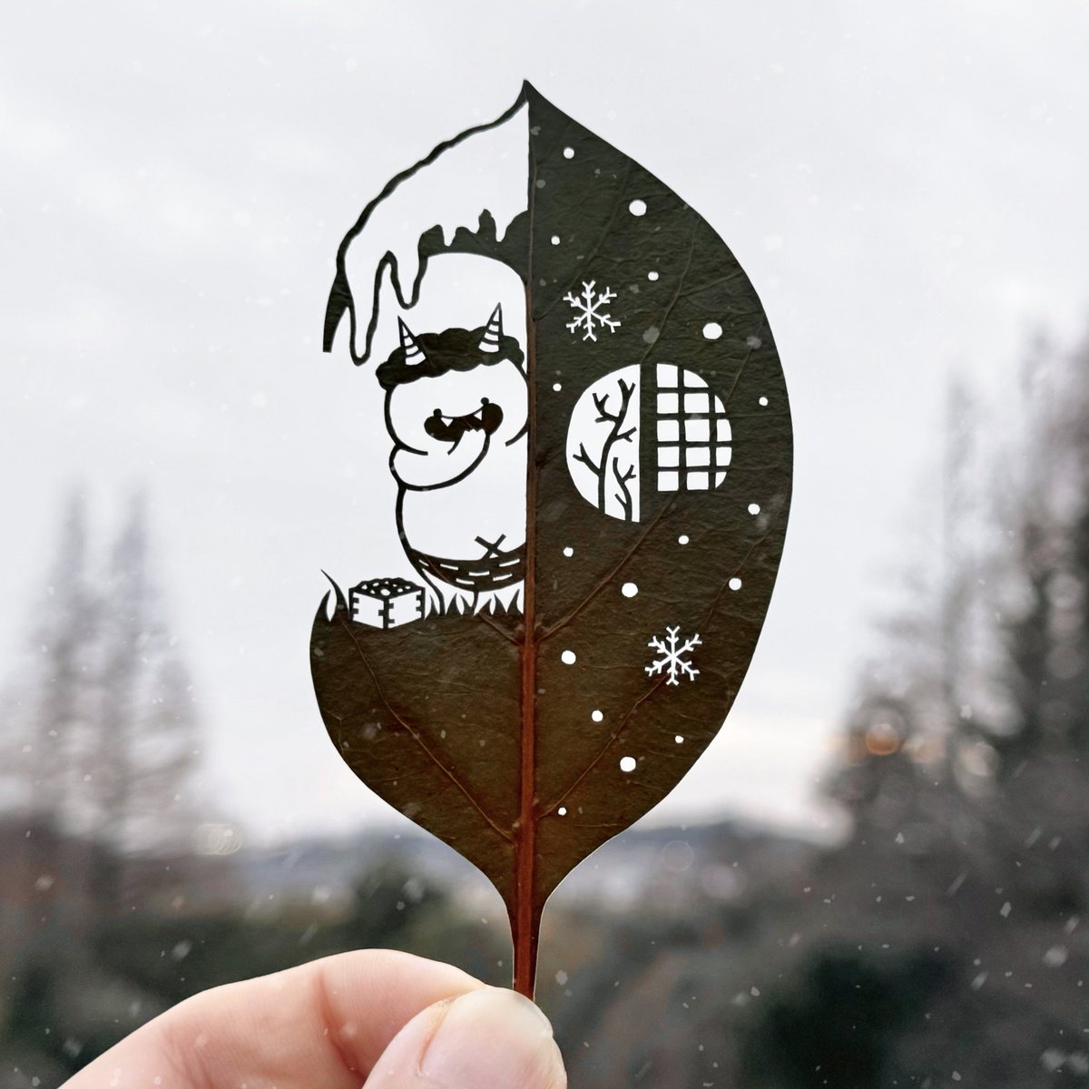 lito_leafart's tweet photo. ｢鬼はうちって、ホントにいいんだべが？｣

#節分 https://t.co/VAJQjZKNRT