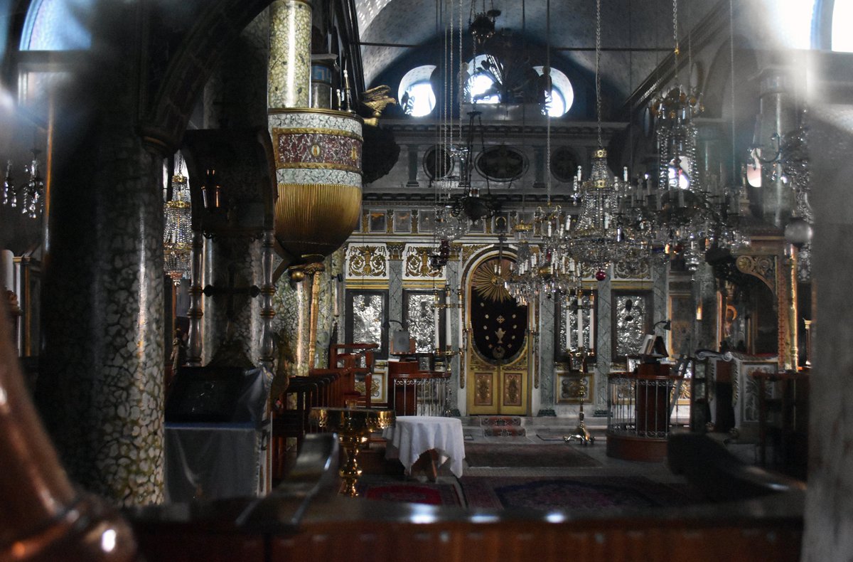 Late Antique sarcophagus lid at the Church of St. Stephen in Yeşilköy
Photos taken yesterday