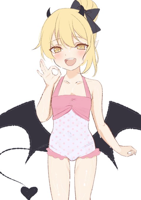 この水着のイブキ可愛すぎる……
#ブルアカ  #イブキ 