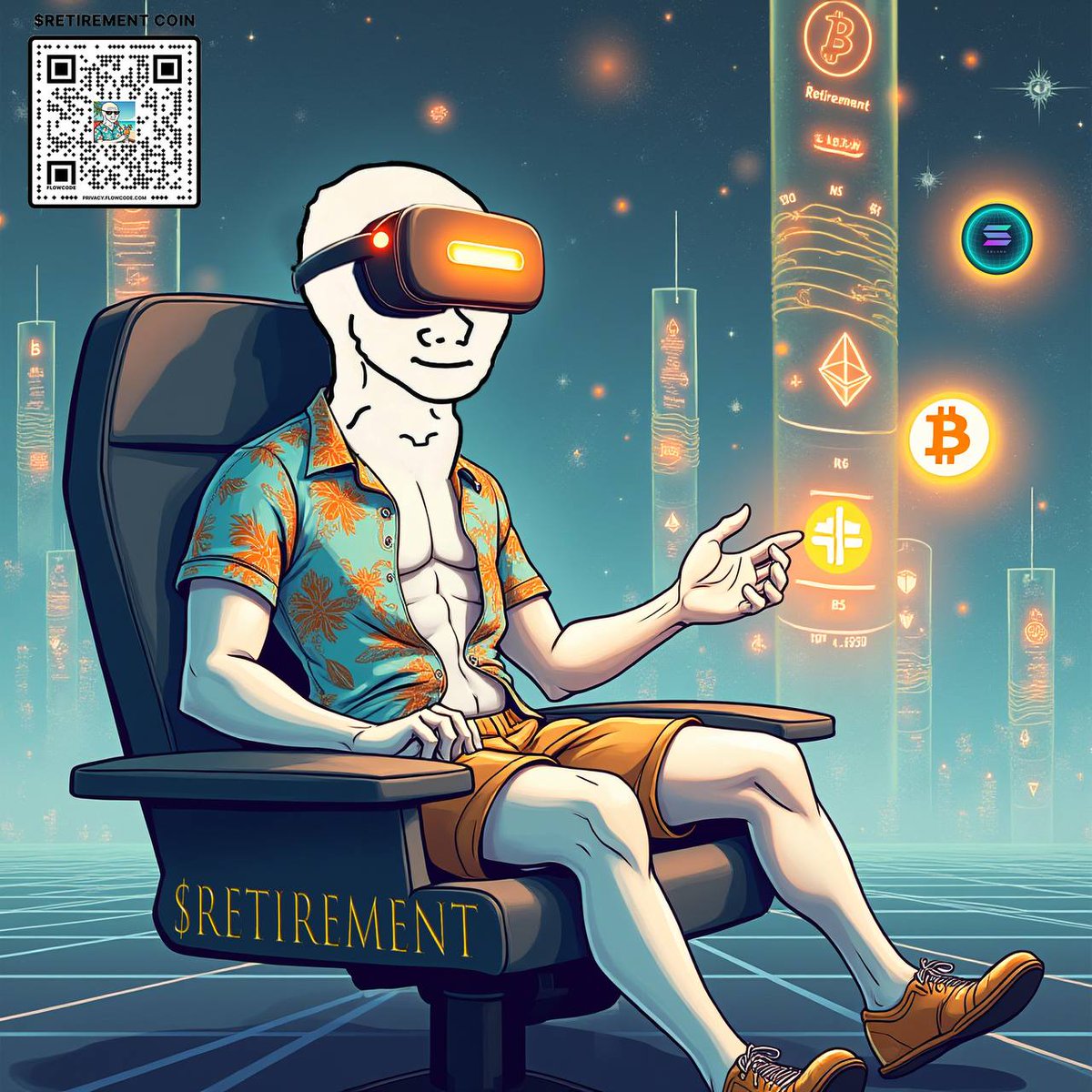 Dvriy_S's tweet image. Gm Fefe ☕️ "Tie your future to the $RETIREMENT Tribe. We're not just a community; we're the blueprint to your dream retirement.