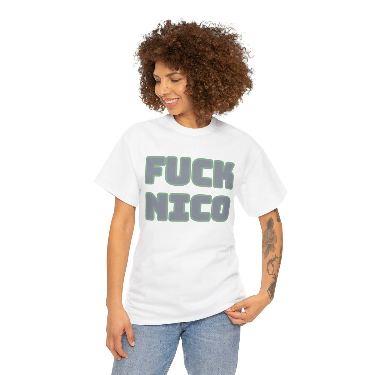 fumbletx's tweet image. 🚨FUCK NICO T-Shirt🚨

luka trading sob

sizes s-5x

3 business days to ship✈️

get yours from fumble, tx:  fumbletx.com/products/unise…