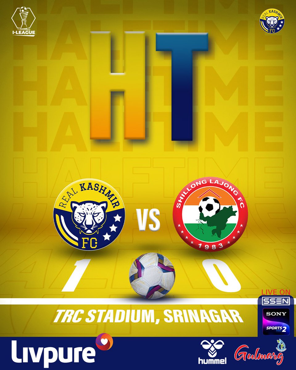 HALF TIME ⌛️

#RealKashmirFC
