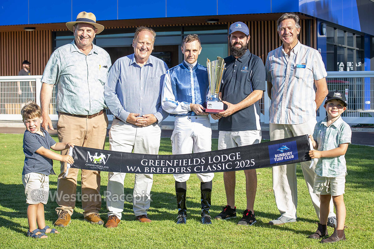 LONDON'S IMAGE - 2025 Greenfields Lodge WA Breeders' Classic (Listed) <a href="/BunburyTurfClub/">Bunbury Turf Club</a> #WesternRacepix #BreedersClassicDay 
 
 More 📸 westernracepix.com