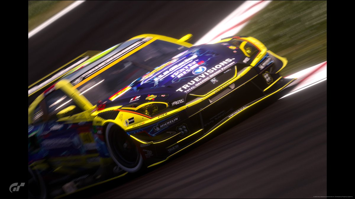 FSH_kiyo816's tweet image. 久々に鈴鹿のGr3楽しい！！！！！

あまり納得のいくタイムは出なかったから、もう少し詰めたいな…

アップデートで全体的にマシンのグリップ上がってる気がする！

trueさんのリバリーカッコイイー！！✨✨

 #FSJレーシング  #FSH  #truevisions