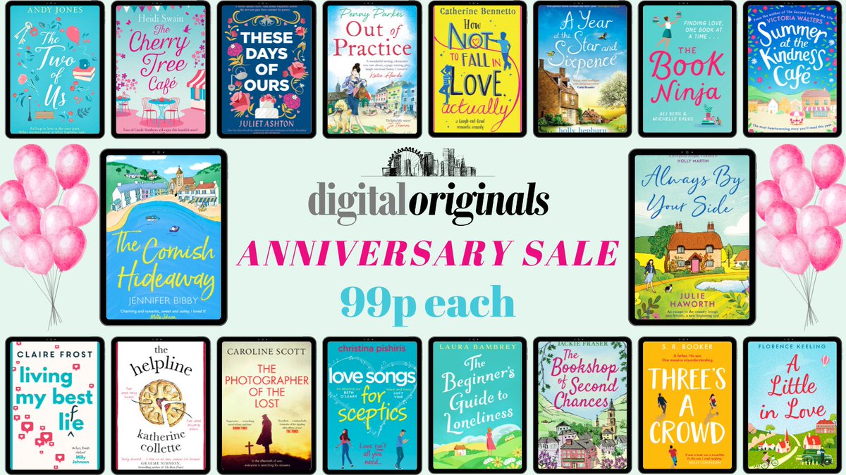 This month we're marking 10 years since publication day of our very first <a href="/TeamBATC/">BooksAndTheCity</a> #DigitalOriginals novel with a HUGE ebook Anniversary sale!

Get all of these fantastic #RespectRomFic titles for just 99p each.

bit.ly/4jxubM5