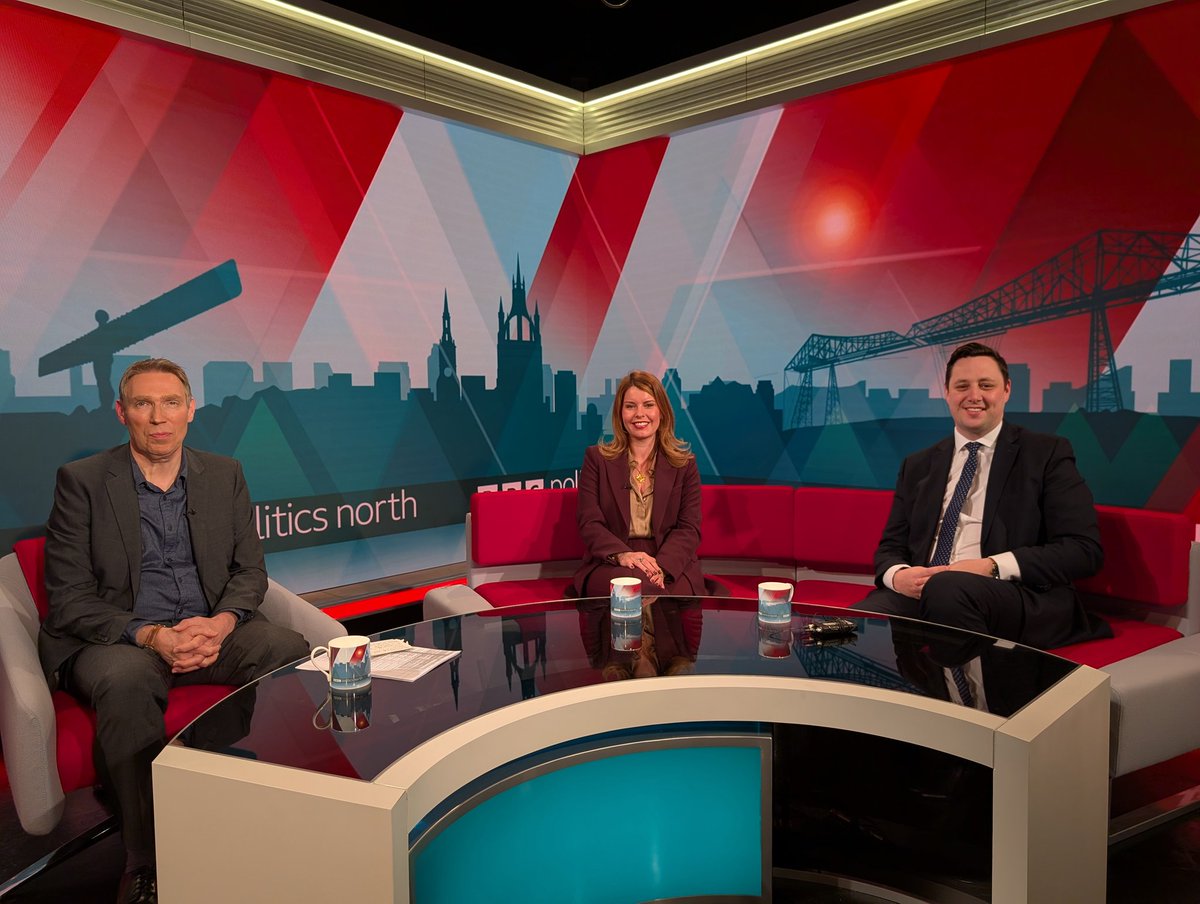 _JoshuaAitken's tweet photo. This week on #BBCPoliticsNorth we've got the region's two mayors. We're talking transport, poverty, getting people back to work... And asking how well they work together. 
10am on BBC One NE&amp;C! 
@KiMcGuinness @BenHouchen @BBCRichardMoss https://t.co/QqmQbm3ee9