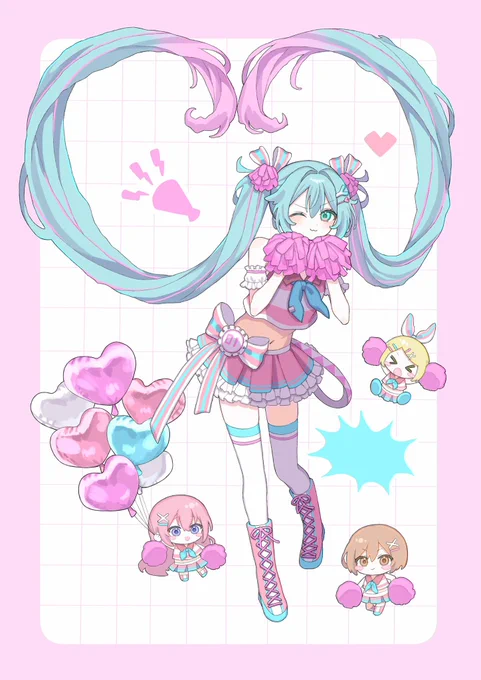 #ツインテールの日ツインテールで応援! 