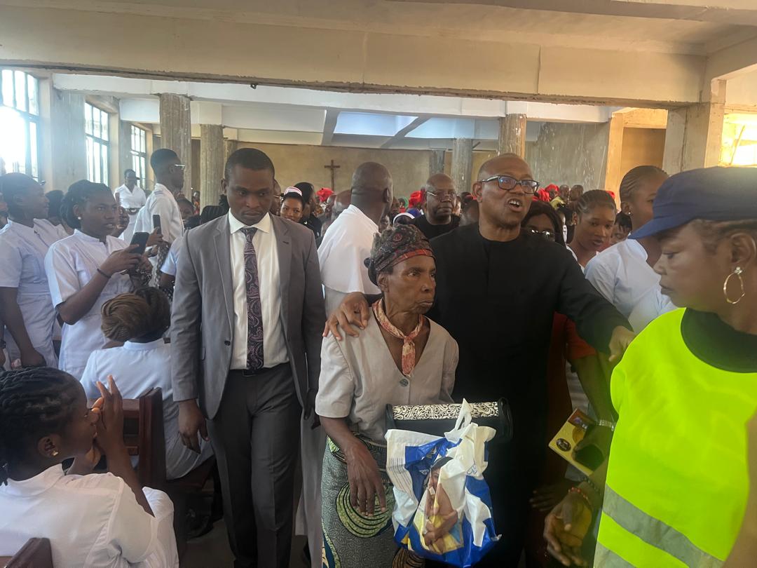 PeterObi's tweet image. My chilling encounter with an elderly woman, yesterday, has left me seriously worried about the depth of insensitivity that characterises our political and institutional leadership in Nigeria.

While interacting with the management and students of Shanahan College of Nursing…