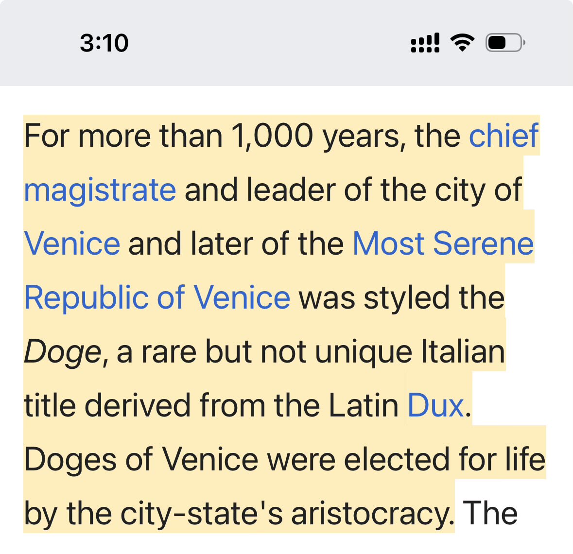 Hmm..didn’t know this reference to doge. The lifetime appointment is probably quite appealing to <a href="/elonmusk/">Elon Musk</a>