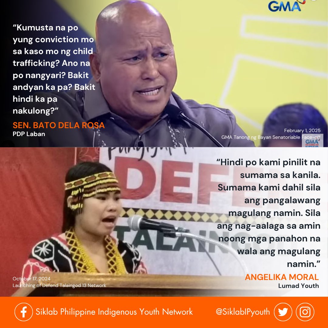 Wala ng ibang susuporta sa amin kundi ang mga makabayang guro gaya ni <a href="/FranceCastroACT/">Teacher France</a> na kasama na naming mga katutubong kabataan mula sa pagsuporta nito sa Lumad School hanggang sa pakikipaglaban namin sa lupang ninuno. 

#TeacherNamanSaSenado
#DefendTalaingod13