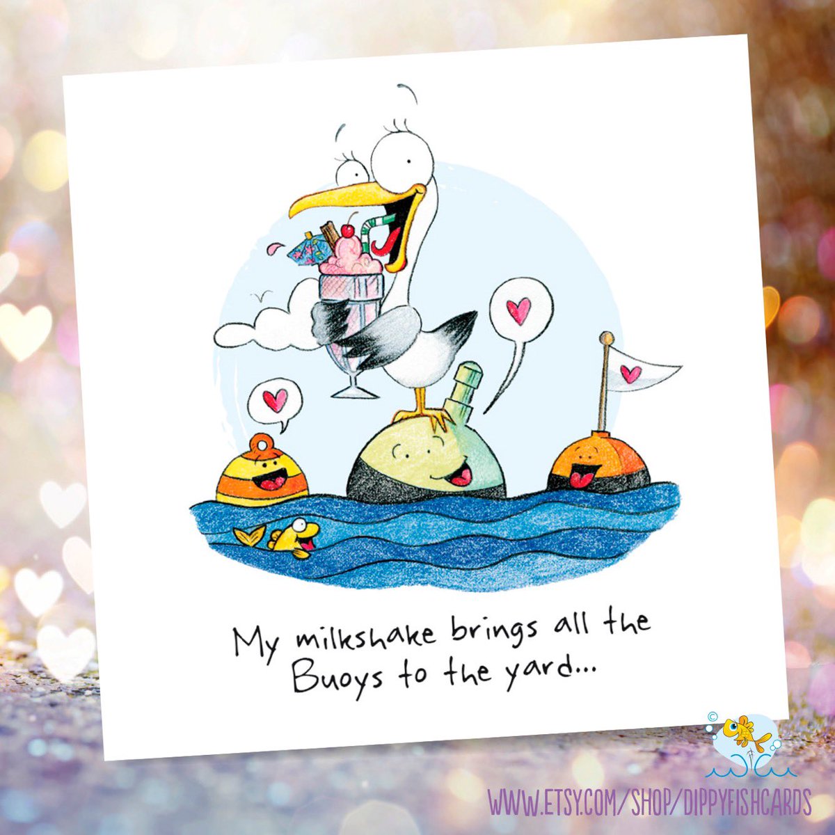 Looking for a card for someone you love, lust after, wanna lick? For #valentinesday

Here’s one for gulls who like buoys who like buoys who like gulls…

🧵 of cards (all blank so work as anniversary cards/cards for whenever)

Links in alt text

#mhhsbd #ukgiftam #shopindie
