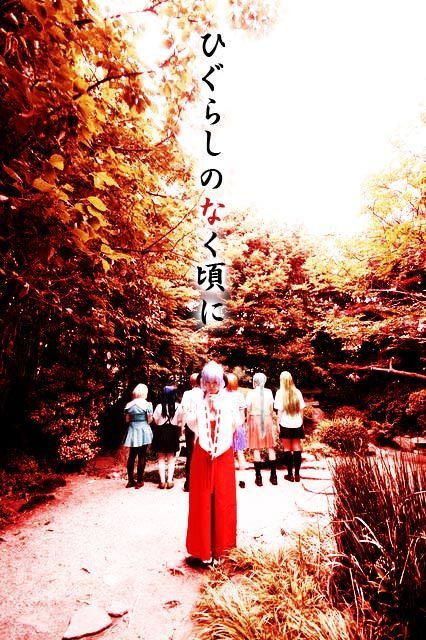 「 ひぐらし愛を感じます(笑)ロケはいいですね私もコスプレイヤー老人会(笑)なんで」|うおぬまゆうのイラスト