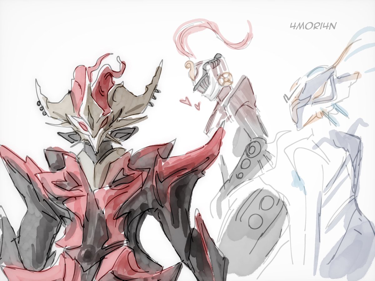 4MORI4N's tweet image. temple #warframefanart