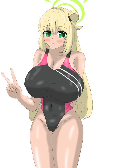 ノノミ 競泳水着
#BlueArchive 
#ブルアカ
#ブルーアーカイブ
#ノノミ
#ブルアカイラスト部 