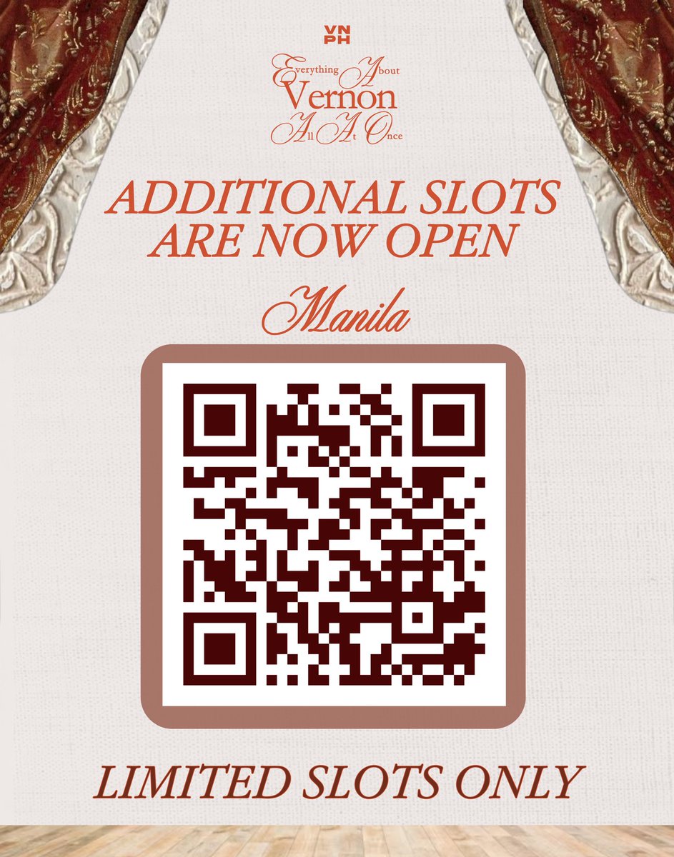 vnph_STAFF's tweet photo. "Our stars will align, for we are bound to meet each other." 💫

WE HEARD YOU, MANILA CARATS! 🫶🏻 

Vernon PH will be opening ADDITIONAL SLOTS for MANILA CARATs who failed to secure a slot the first time! ✨

☄️ REGISTER RIGHT HERE: https://t.co/V13bis3ALt

#VernonPH #VNPHCSE https://t.co/iuSx2qXh45