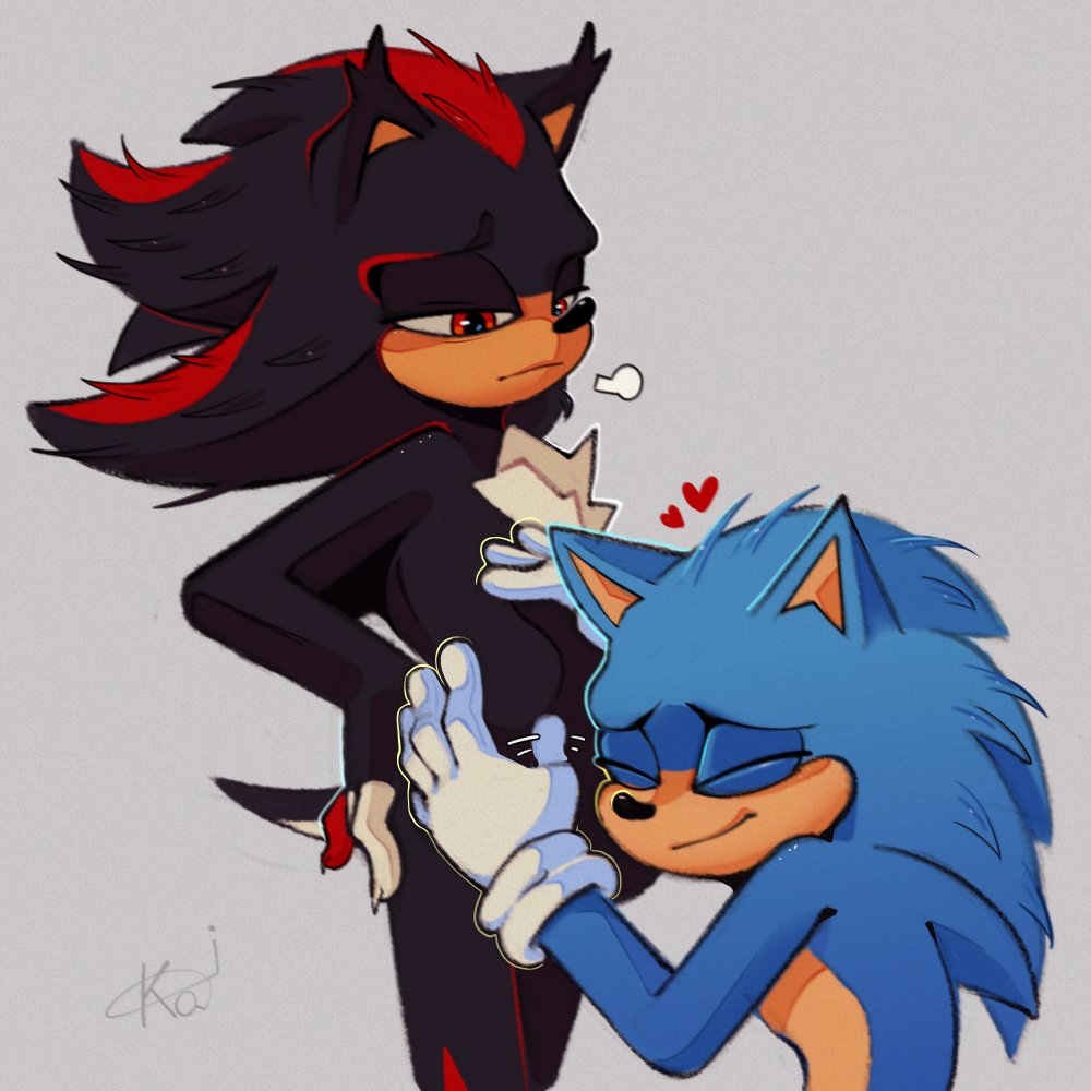 ♡ #STH  ( #SonicTheHedgehog ) ♡ #ShadowTheHedgehog ♡ #Sonadow ♡

🖤🦔💕🦔💙