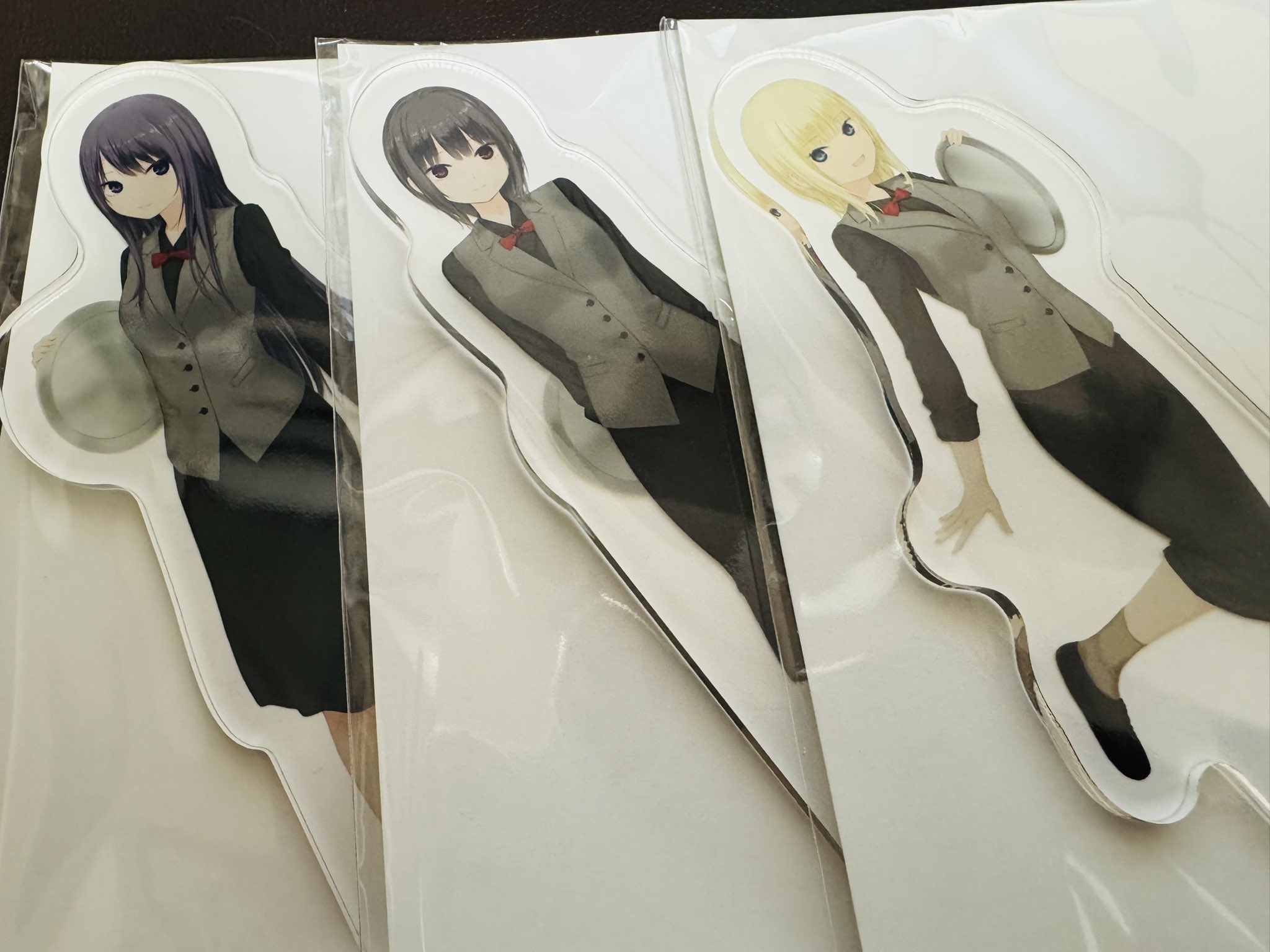 珈琲貴族先生　色落葉A3アクリルプレート 珈琲貴族先生]描き下ろし特大アクリルスタンド（白峰莉花