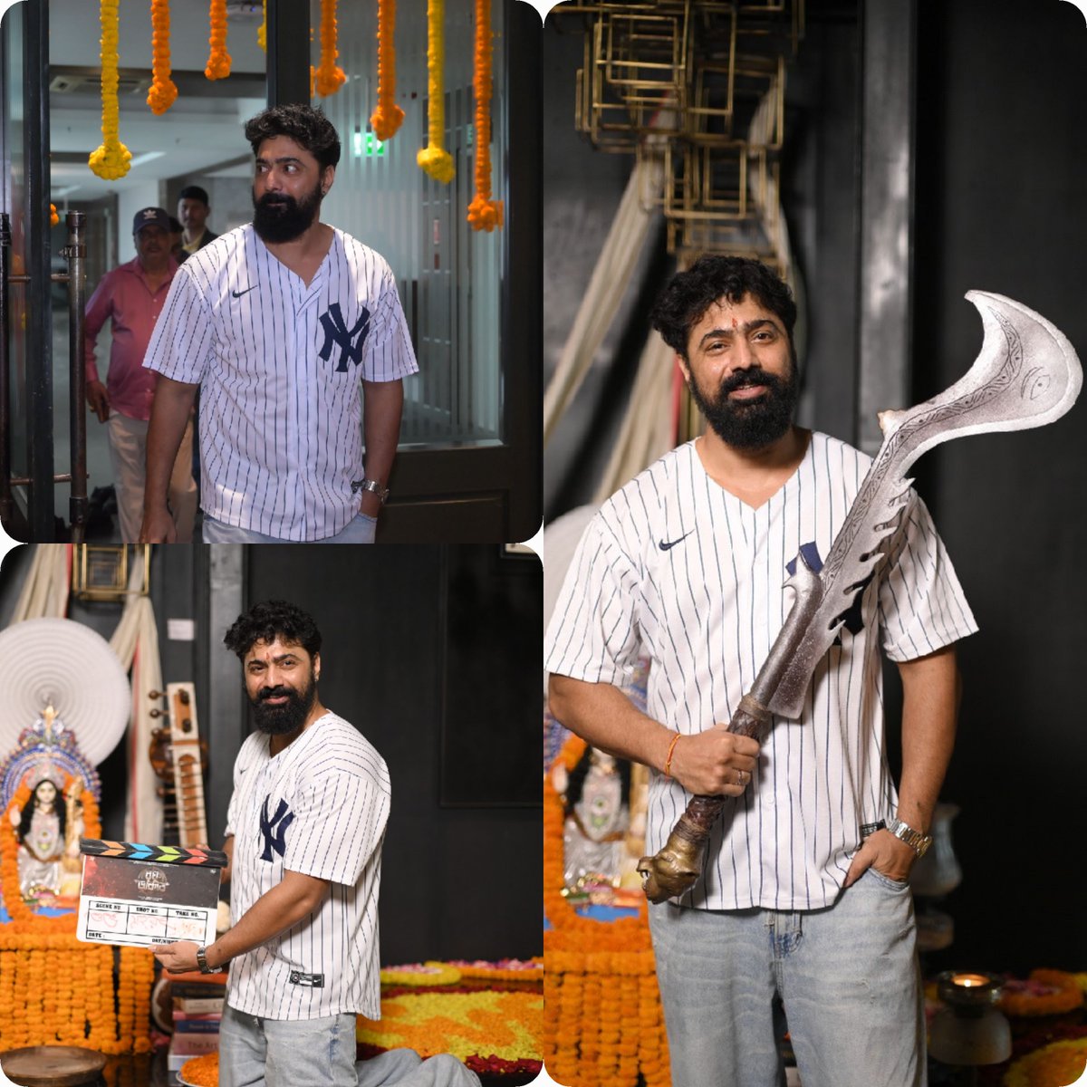 WB_BoxOffice's tweet image. #DEV47: ‘রঘু ডাকাত’ JOURNEY BEGINS... Next magnum-opus from #Bengali cinema, #RaghuDakat to release in #Pujo2025... here are the glimpses from auspicious #Muhurat ceremony... stars #DEV, #AnirbanBhattacharya, #IdhikaPaul and #SohiniSarkar... directed by #DhruboBanerjee.