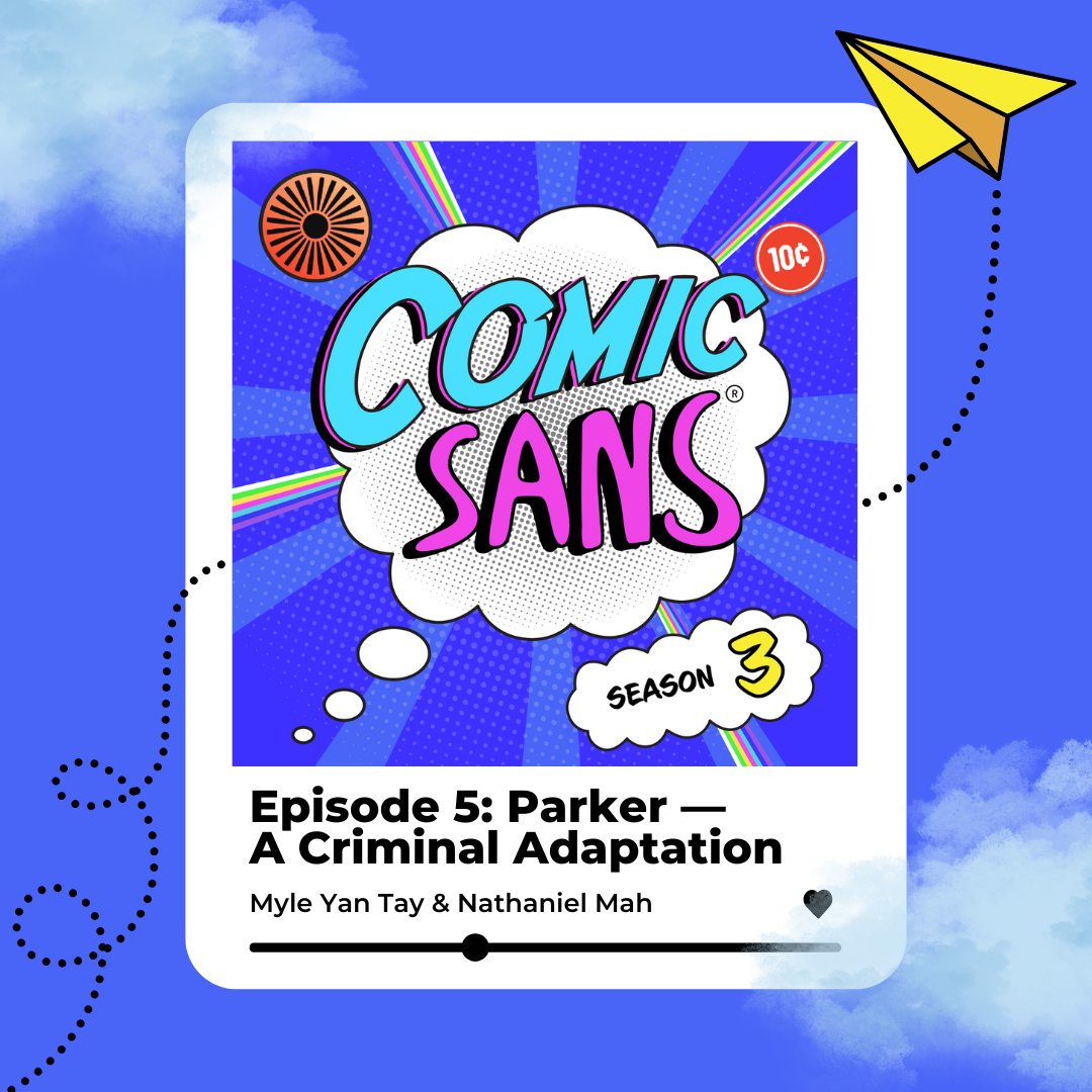 Comic Sans Podcast is on Bsky @comicsanspod.com! tweet media