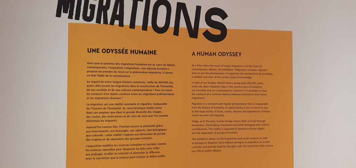 JeanmarcMAINI's tweet image. Exposition sur les #migrations, musée de l&apos;Homme à Paris, parvis du Trocadéro.
Très intéressant !
La perception des émigrés et migrants au cours de l&apos;histoire.
Quelque chose me dit que celle-ci ne plairait pas à certains ...