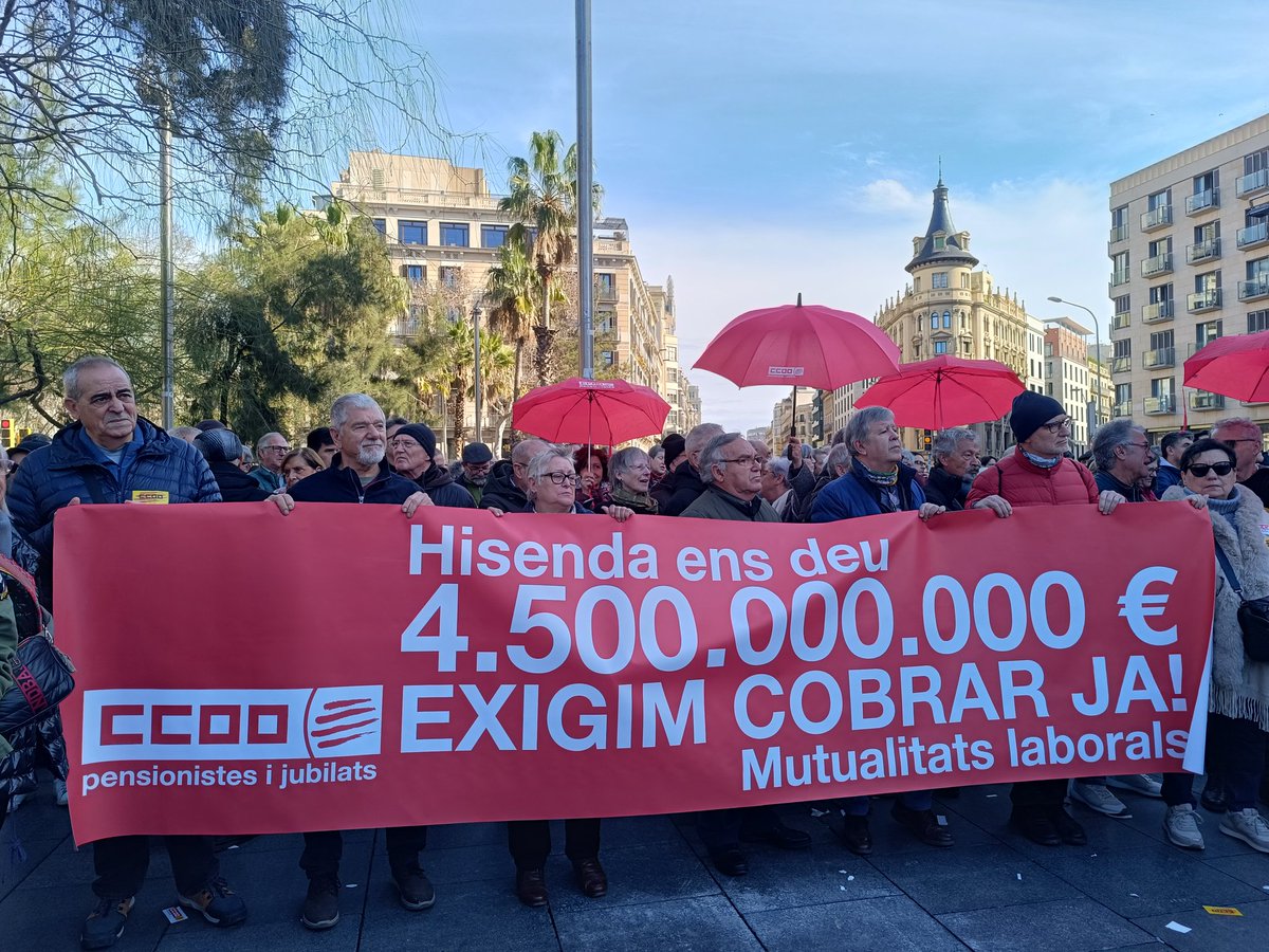 Avui defensat els nostres drets a Barcelona <a href="/ccoocatalunya/">CCOO de Catalunya</a>
