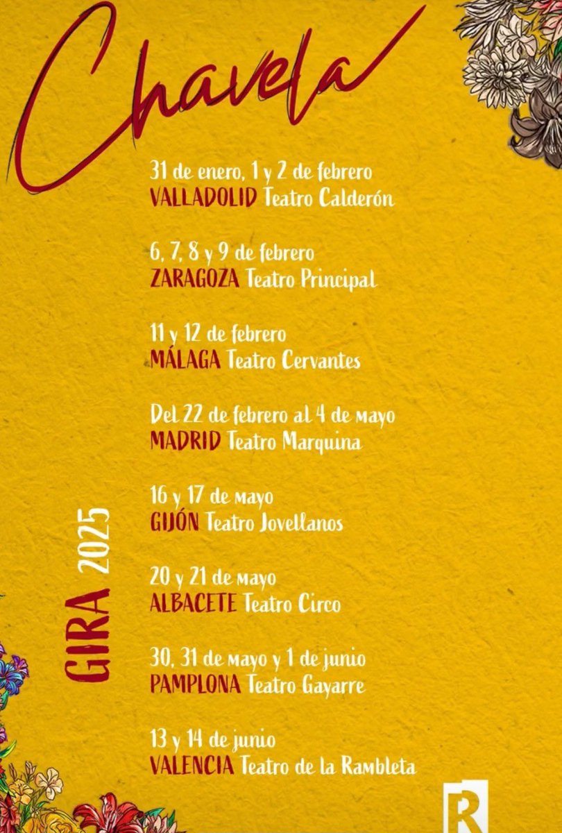 «Yo no me voy a morir porque soy una chamana y nosotros no nos morimos, nosotros trascendemos», Chavela Vargas. 

Enhorabuena <a href="/RozalenMusic/">Rozalén</a>, <a href="/pelayoale/">Alejandro Pelayo</a> y resto del elenco de ‘Chavela’. Ha sido brutal  👏👏👏

¡No os la perdáis!