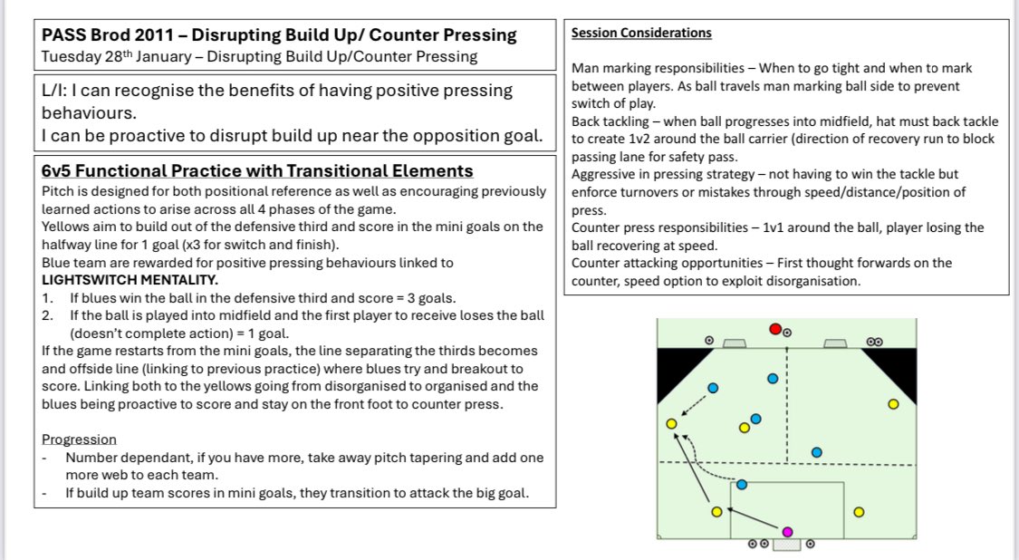 Billy Ready (@readybilly) on Twitter photo My first #SundayShare today is a practice designed to support pressing in the attacking third, as well as second phase of pressure of first line is broken.
<a href="/SundayShare10/">#SundayShare</a> <a href="/ExchangeCoaches/">The Coaches Exchange Platform</a> <a href="/RJPcoach/">Rob Porter</a> <a href="/Leecosgrove10/">Lee Cosgrove</a> <a href="/PeterPrickett/">TheBeardedCoach</a> My first #SundayShare today is a practice designed to support pressing in the attacking third, as well as second phase of pressure of first line is broken.
<a href="/SundayShare10/">#SundayShare</a> <a href="/ExchangeCoaches/">The Coaches Exchange Platform</a> <a href="/RJPcoach/">Rob Porter</a> <a href="/Leecosgrove10/">Lee Cosgrove</a> <a href="/PeterPrickett/">TheBeardedCoach</a>