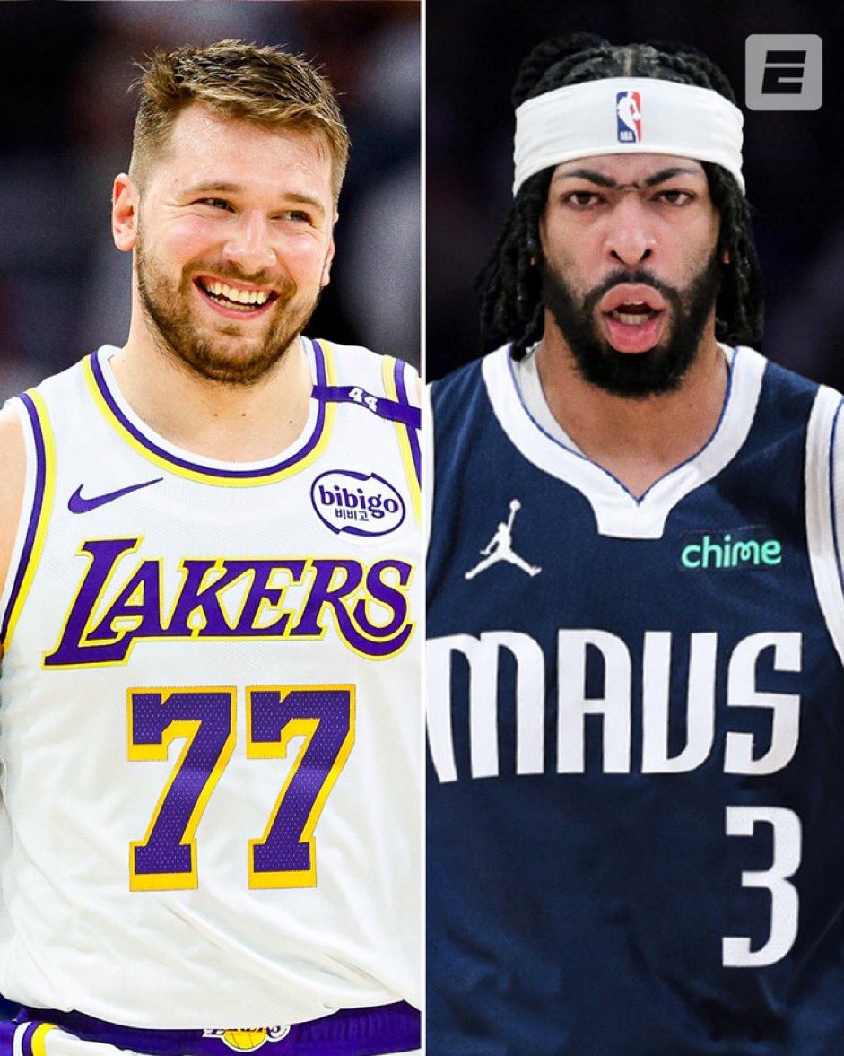 A_Medina98's tweet photo. Es sábado. Te dejas llevar.
Duermes en casa de tu novia.
Descansas. 

Te levantas a las 11.30 como un señor...

Y Luka Doncic es jugador de los Lakers y Anthony Davis de los Mavericks.

Acojonante. https://t.co/PcA94gbmWC