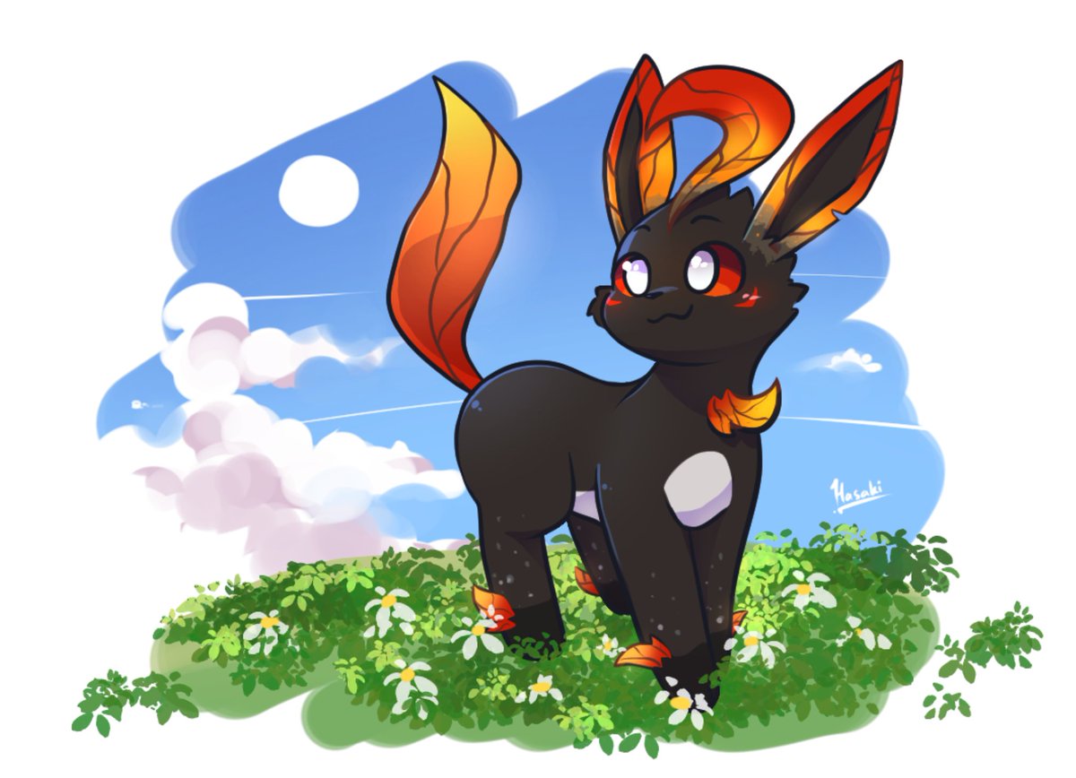 The flame leafeon, lohvi