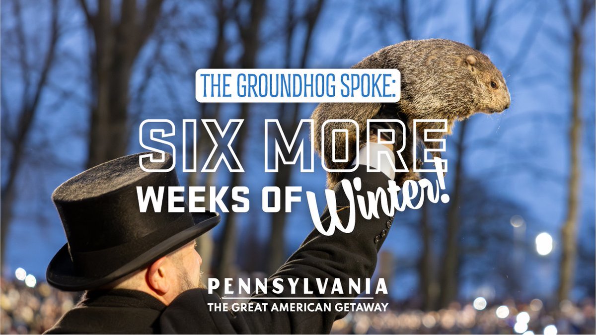 Six more weeks of winter 🥶❄️
Phil has spoken and PA is ready to keep the cozy vibes rolling!