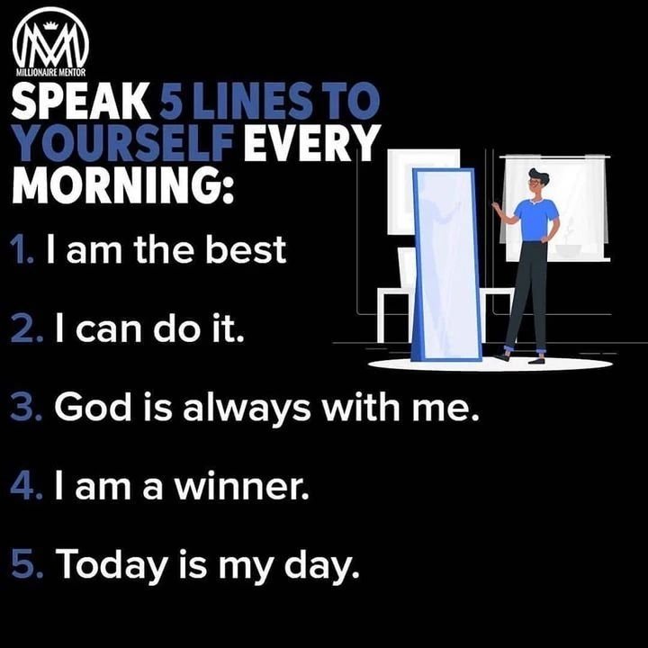 Stay focused on your goal and don't let anyone tell you to stop just because they're jealous. . . .