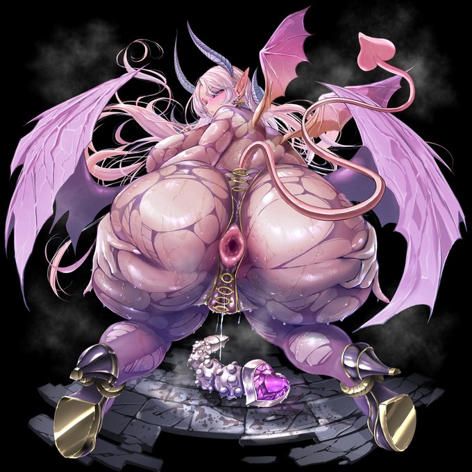 発情しきった肛門からドロリと零れ落ちる重量級のアナルプラグ❤尻穴奴隷にされちゃった女王様❤肉厚雌汁おねだりアナルで従順腰振りマゾ雌ダンスしちゃいます❤
#エデンズリッターグレンツェ 