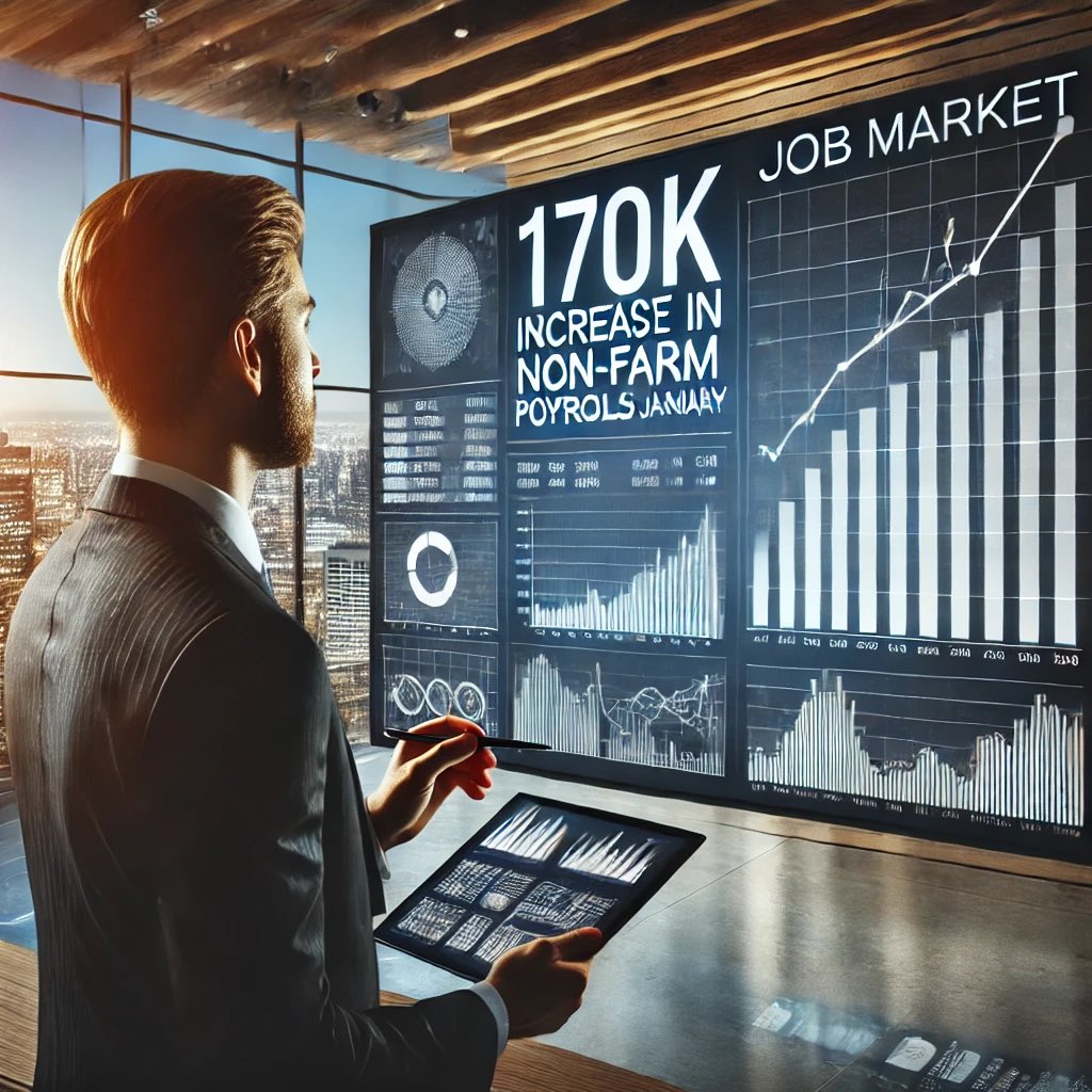 【雇用統計の年次基準改定の発表に注目 📊】

米労働省が7日に発表する1月の雇用統計は、非農業部門雇用者数が前月比17万人増と堅調な伸びが予想されています📈💼