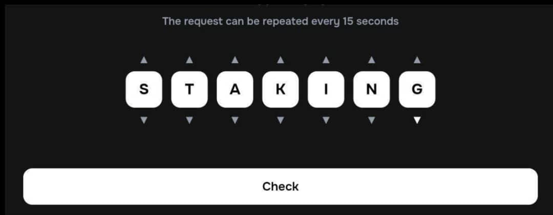 XTesnet's tweet image. Daily reward na Caps day 5. 

Ku je ku sanya sunan STAKING, idan be yi ba ku juya wayarku (landscape).