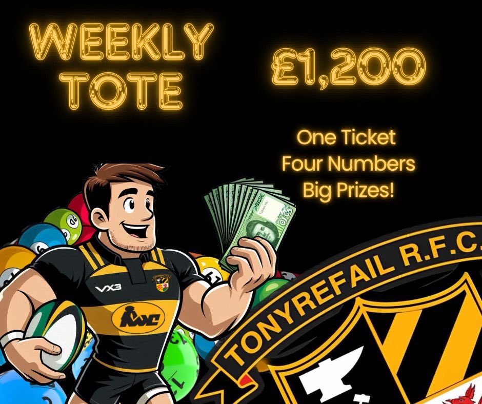 We’d love to see you at the Rugby Club today! 

If you’re popping in be sure to grab your ticket off the bar! £1 to pick four numbers and win over a THOUSAND pound! 

Not a bad little pick up on a Sunday afternoon!! 🍻 🖤🧡