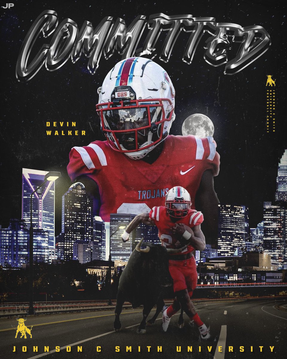 Devin Walker (@devinwalker24) on Twitter photo After a great official visit yesterday I am proud to say I will be committing to <a href="/JCSUFootball/">Golden Bulls</a> ‼️
<a href="/coachemupT/">Brandon Thompson</a>
<a href="/CoachMikeCraft1/">Mike Craft</a>
<a href="/CoachFlowers/">Coach Maurice Flowers</a> After a great official visit yesterday I am proud to say I will be committing to <a href="/JCSUFootball/">Golden Bulls</a> ‼️
<a href="/coachemupT/">Brandon Thompson</a>
<a href="/CoachMikeCraft1/">Mike Craft</a>
<a href="/CoachFlowers/">Coach Maurice Flowers</a>